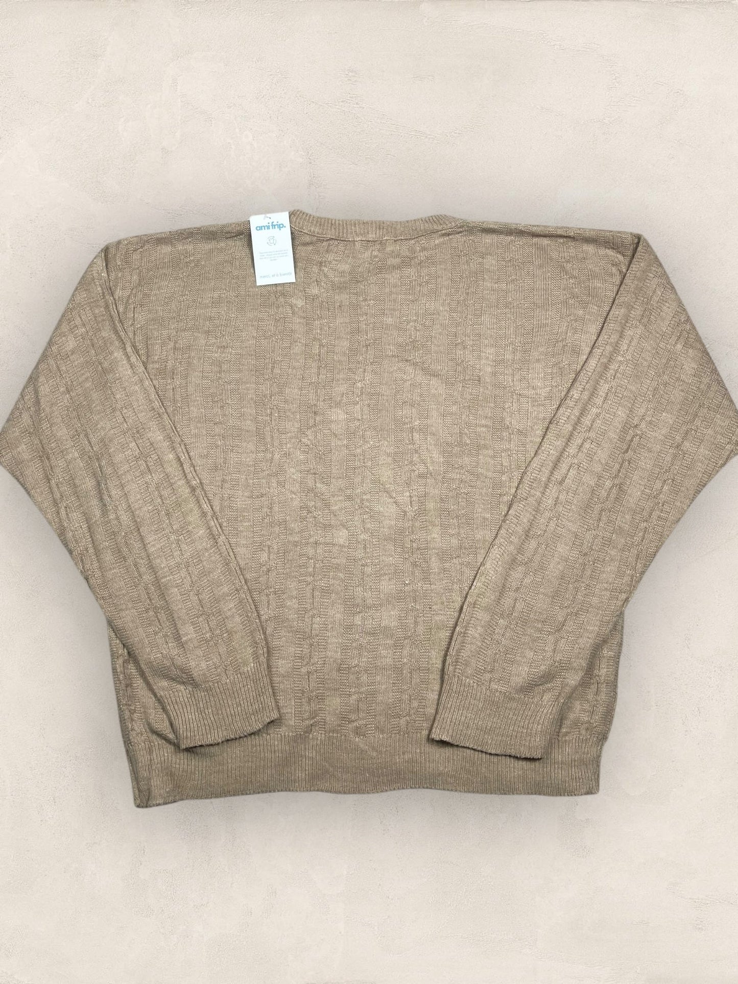 Pull Christian Dior Ref: 2552 - BEIGE - L - amifrip - Friperie en ligne et vêtements vintage