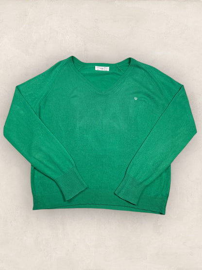 Pull Christian Dior Ref: 2558 - VERT - XL - amifrip - Friperie en ligne et vêtements vintage
