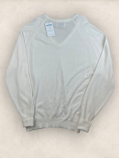 Pull Christian Dior Vintage Blanc Homme Ref: 2565 - BLANC - L - amifrip