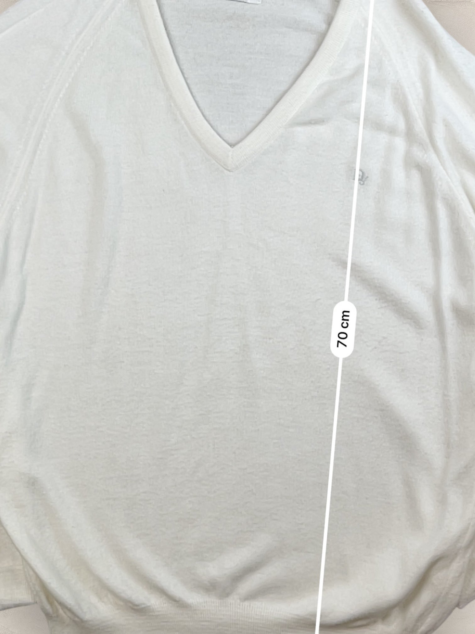 Pull Christian Dior Vintage Blanc Homme Ref: 2565 - BLANC - L - amifrip