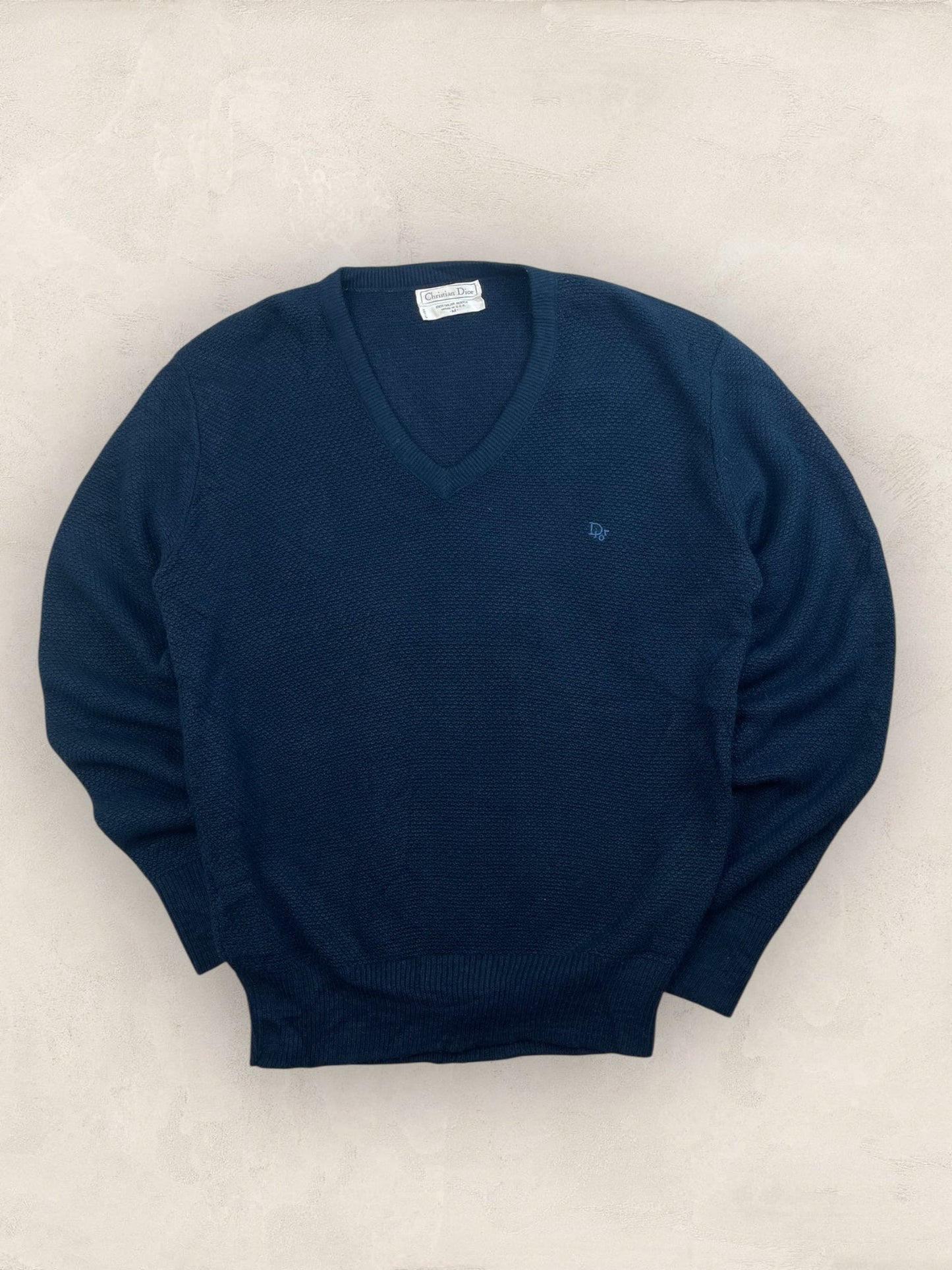 Pull Christian Dior Vintage Bleu Marine Homme M Ref: 2573 - Bleu Marine - M - amifrip
