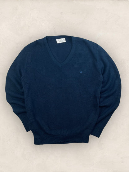 Pull Christian Dior Vintage Bleu Marine Homme M Ref: 2573 - Bleu Marine - M - amifrip