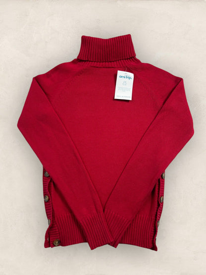 Pull col roulé Ralph Lauren Flag/Drapeau américain ref: 2582 - ROUGE - XS - amifrip - Friperie en ligne et vêtements vintage