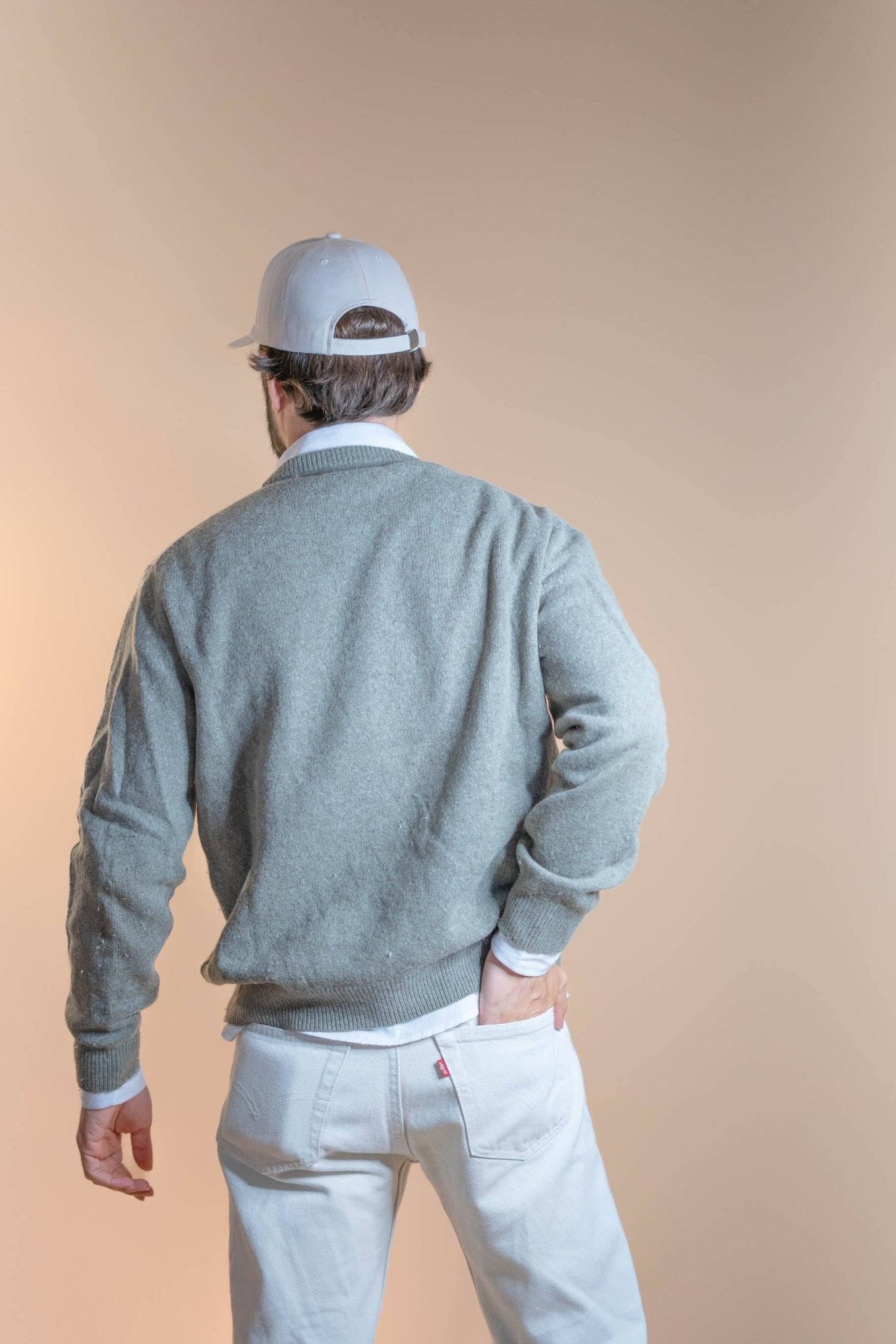 Pull En Laine Homme Gris 642 - GRIS - M - amifrip - Friperie en ligne et vêtements vintage