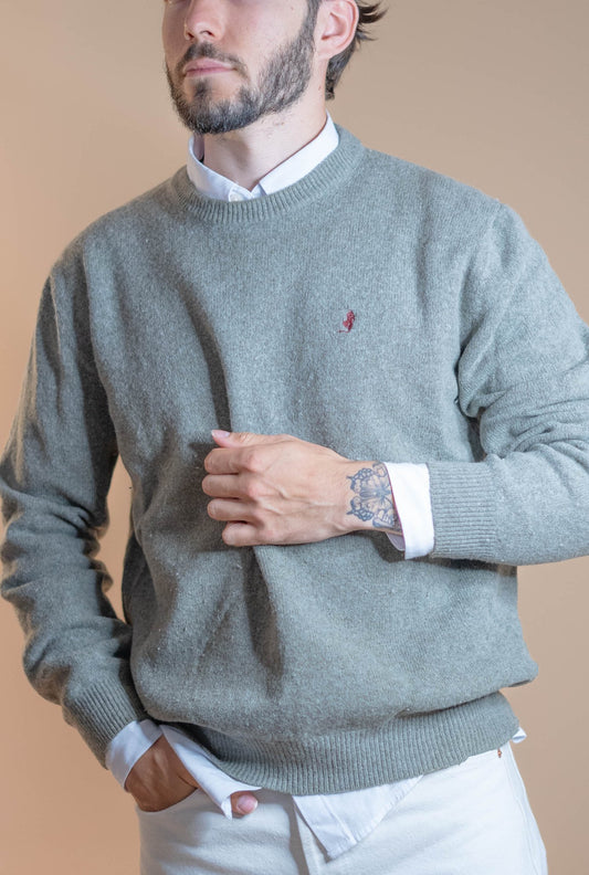 Pull En Laine Homme Gris 642 - GRIS - M - amifrip - Friperie en ligne et vêtements vintage