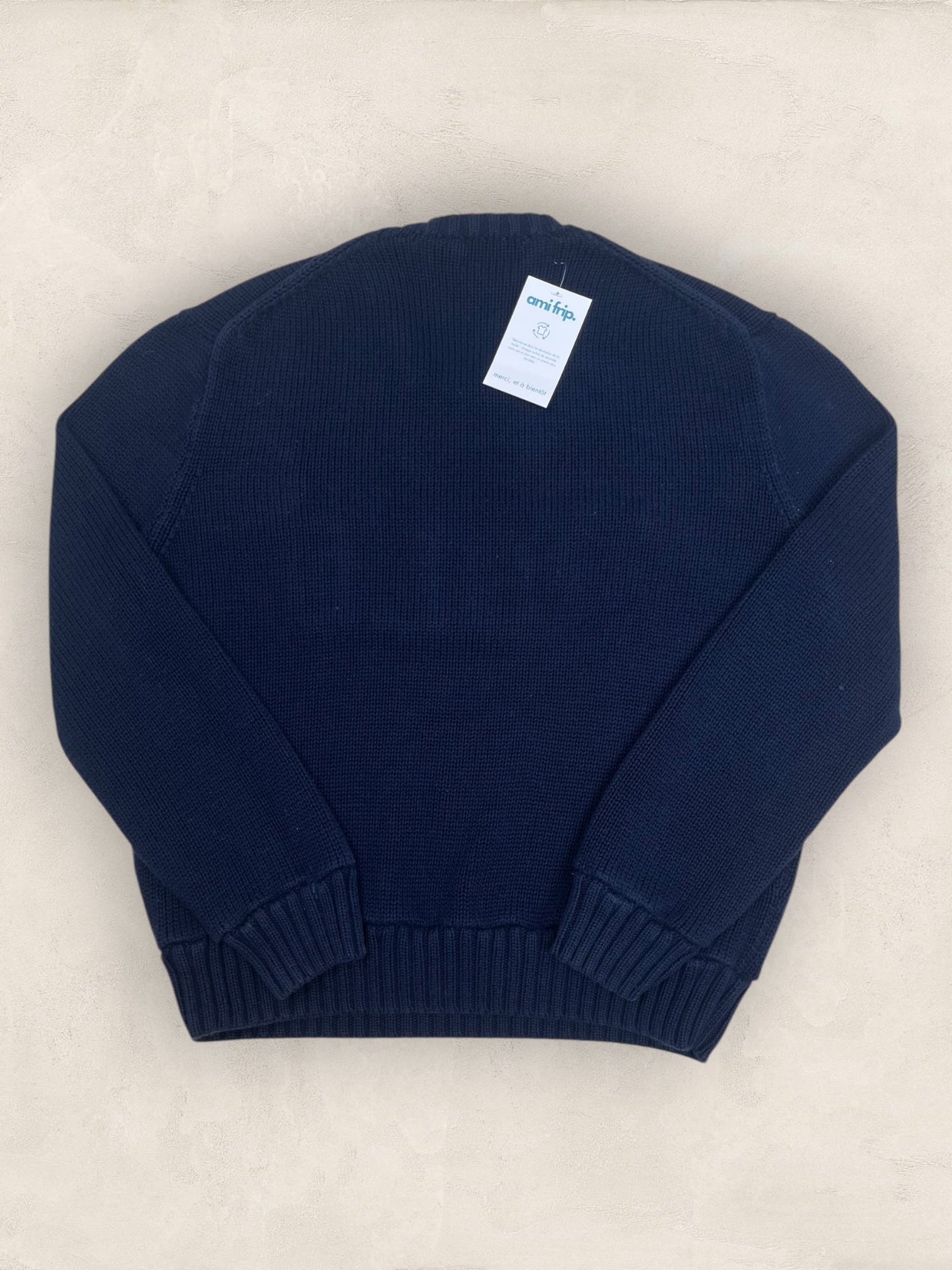 Pull Femme Col Rond Ralph Lauren bleu marine S Ref:4040 - BLEU MARINE - S - amifrip