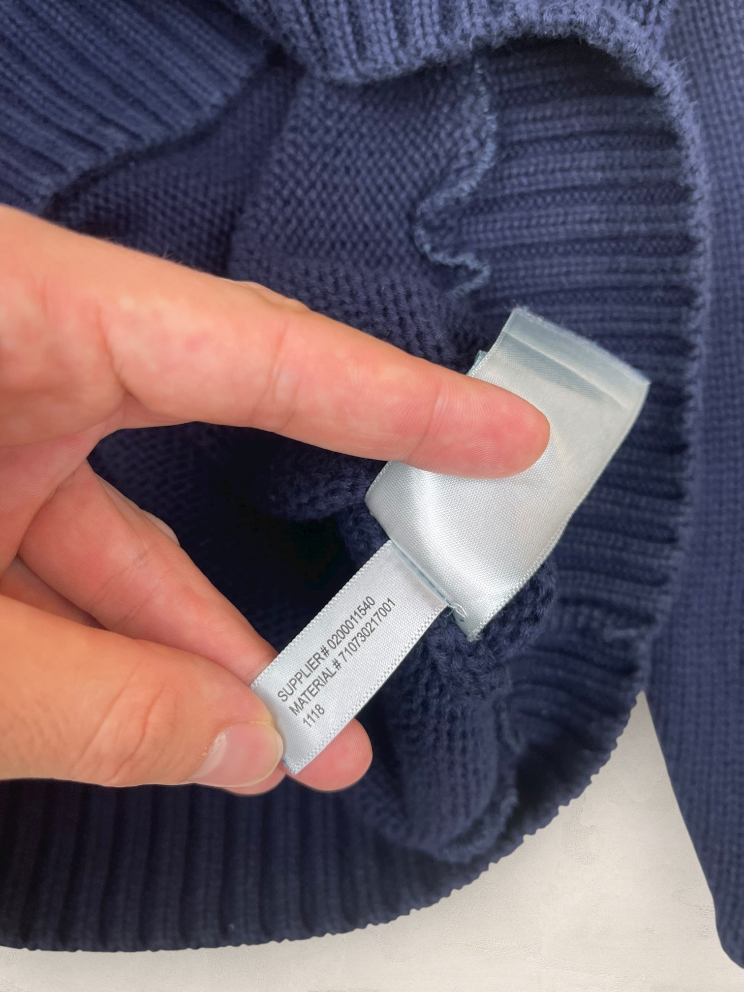 Pull Femme Col Rond Ralph Lauren bleu marine S Ref:4040 - BLEU MARINE - S - amifrip