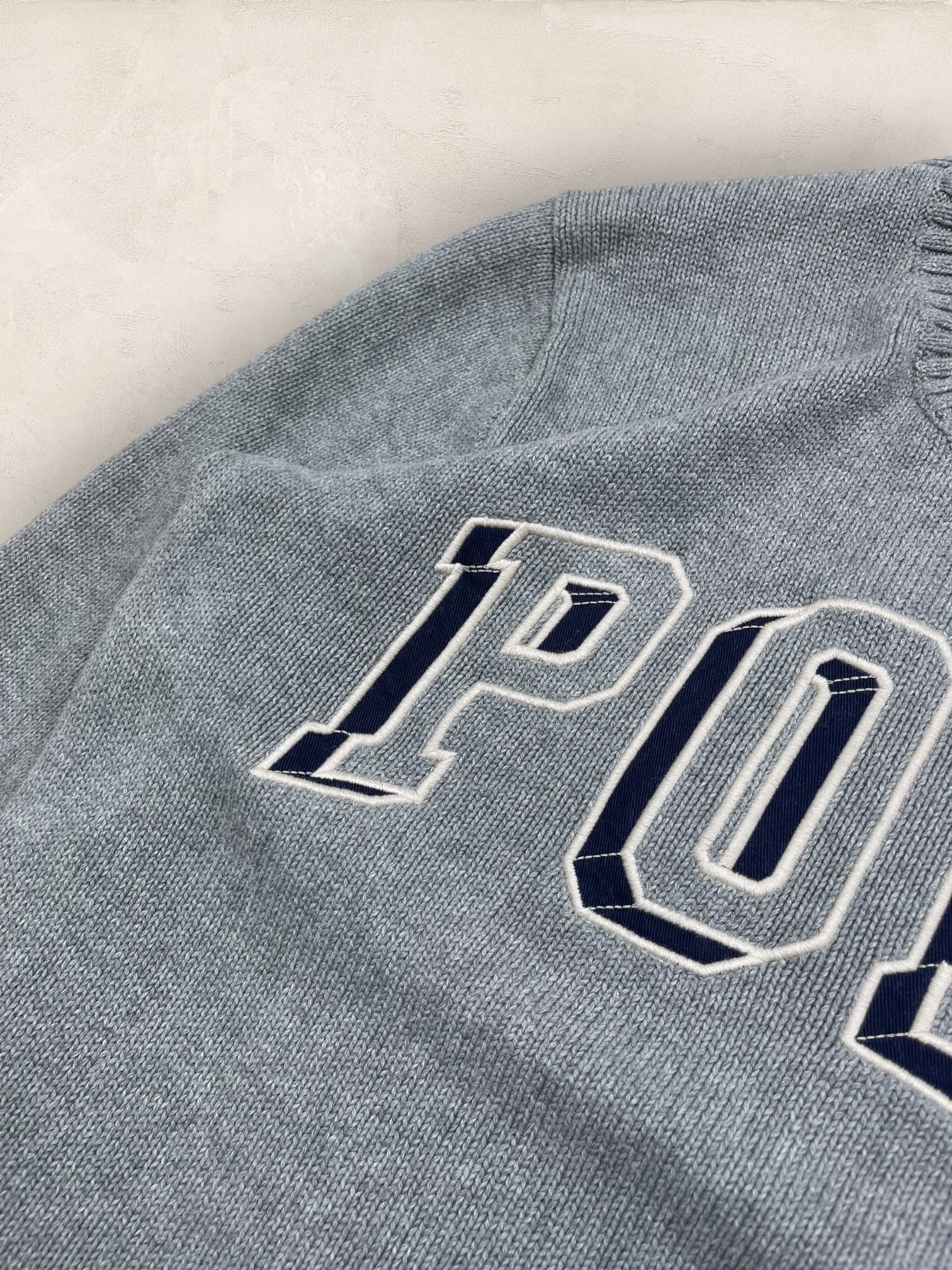 Pull femme Col Rond Ralph Lauren Gris S Ref:4046 - Gris - S - amifrip