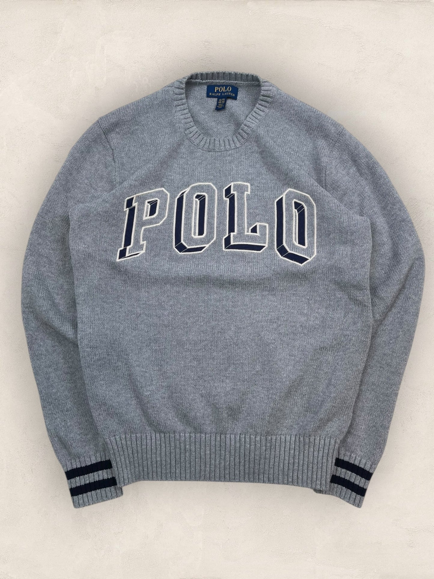 Pull femme Col Rond Ralph Lauren Gris S Ref:4046 - Gris - S - amifrip