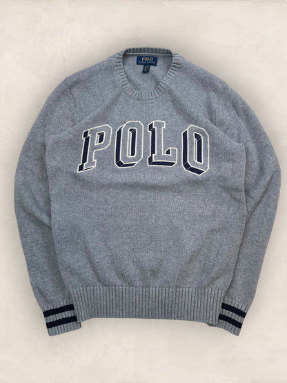 Pull femme Col Rond Ralph Lauren Gris S Ref:4046 - Gris - S - amifrip