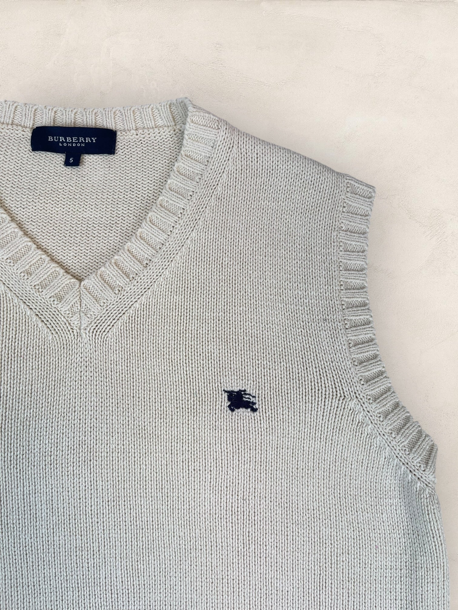 Pull Homme Burberry Creme S Ref:3758 - Creme - S - amifrip