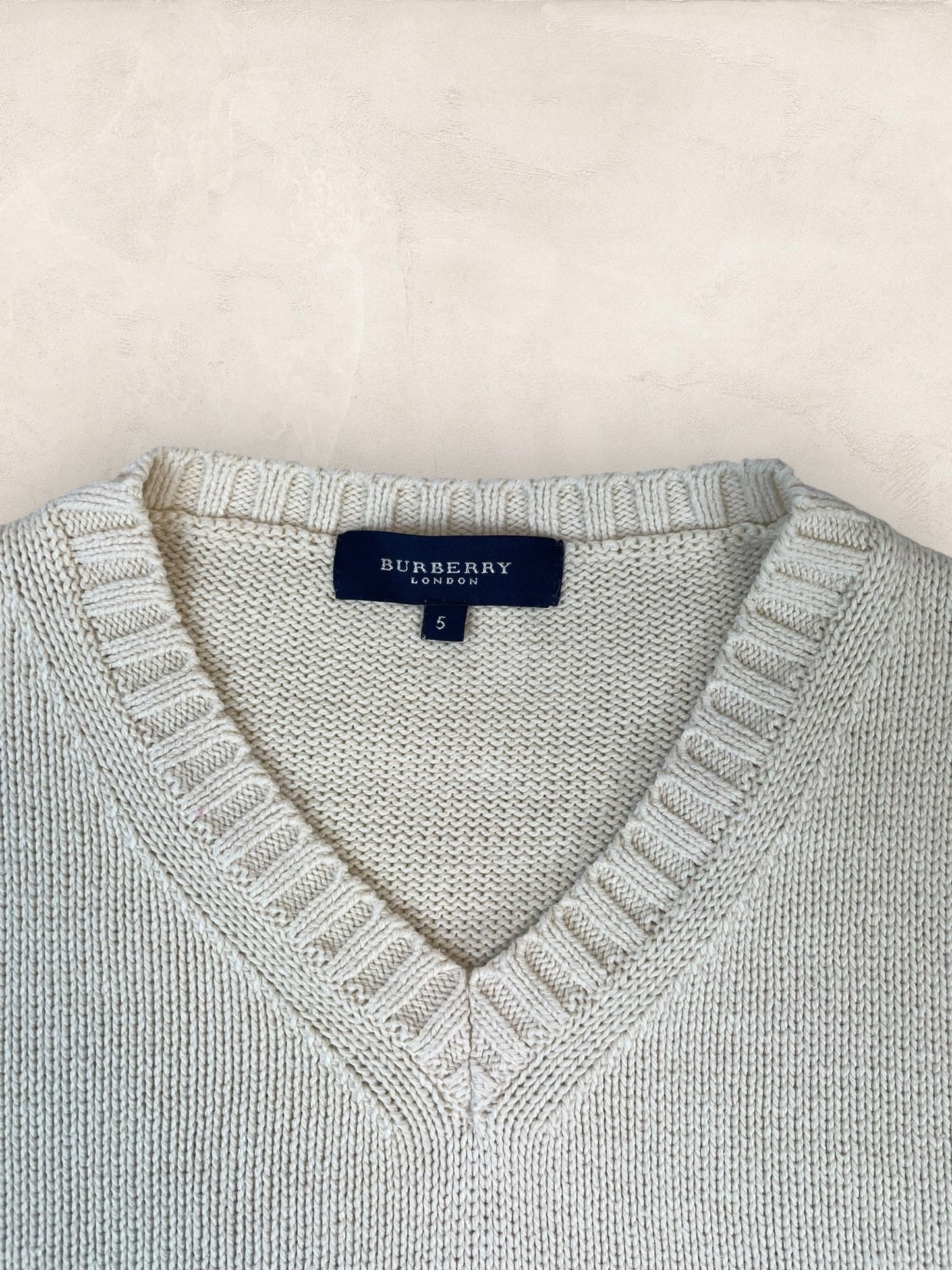 Pull Homme Burberry Creme S Ref:3758 - Creme - S - amifrip