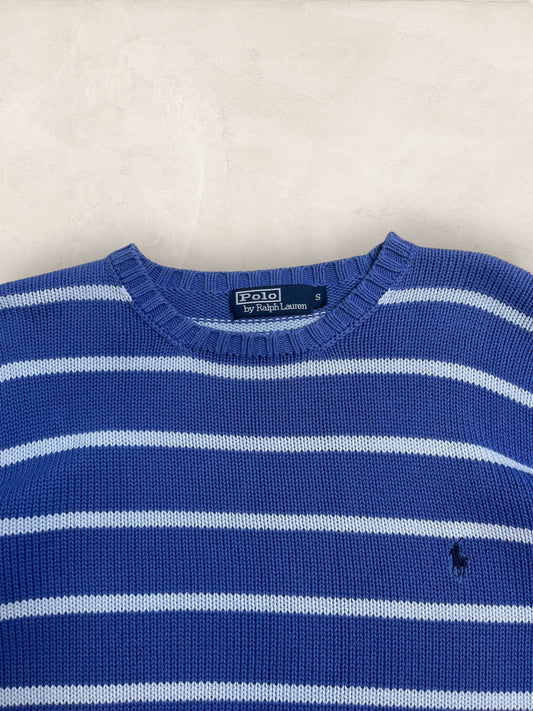 Pull Homme Col Rond Ralph Lauren Bleu S Ref:4065 - Bleu - S - amifrip