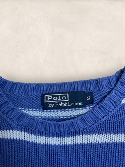 Pull Homme Col Rond Ralph Lauren Bleu S Ref:4065 - Bleu - S - amifrip