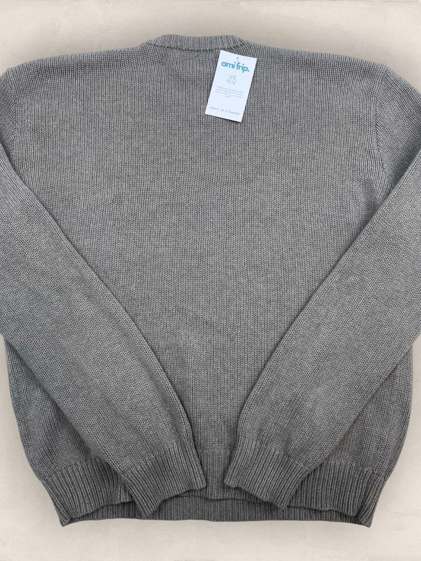 Pull Homme Col Rond Ralph Lauren Gris L Ref:4048 - Gris - L - amifrip
