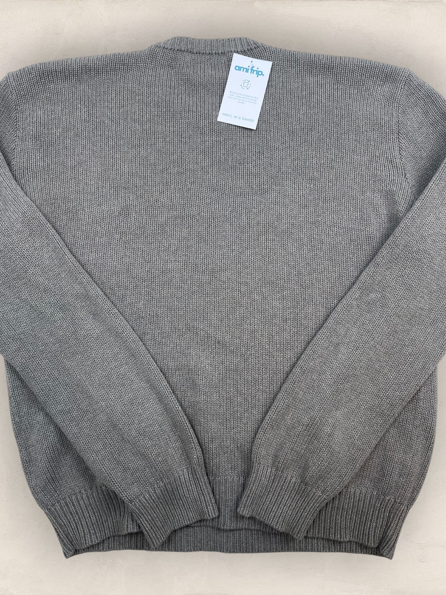 Pull Homme Col Rond Ralph Lauren Gris L Ref:4048 - Gris - L - amifrip