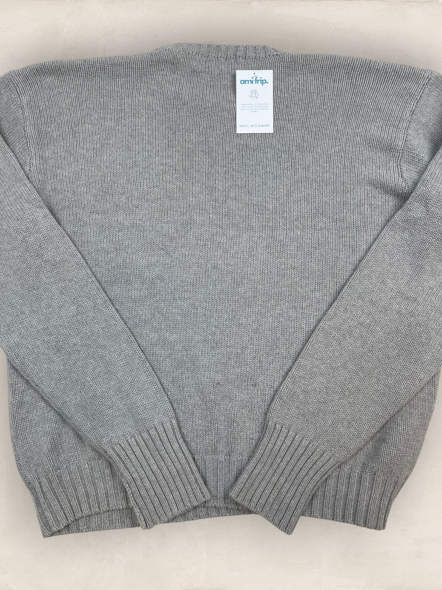 Pull Homme Col Rond Ralph Lauren Gris L Ref:4049 - Gris - L - amifrip