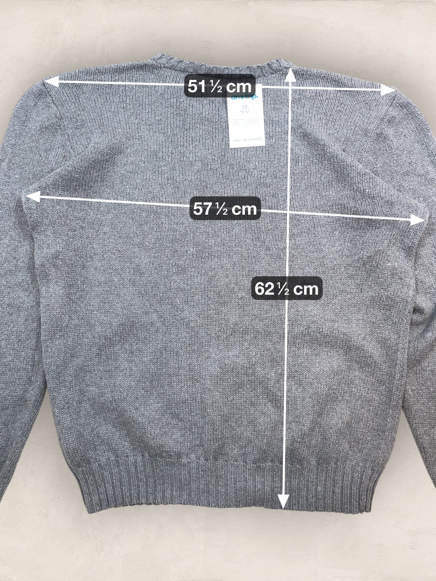 Pull Homme Col Rond Ralph Lauren Gris M Ref:4058 - Gris - M - amifrip