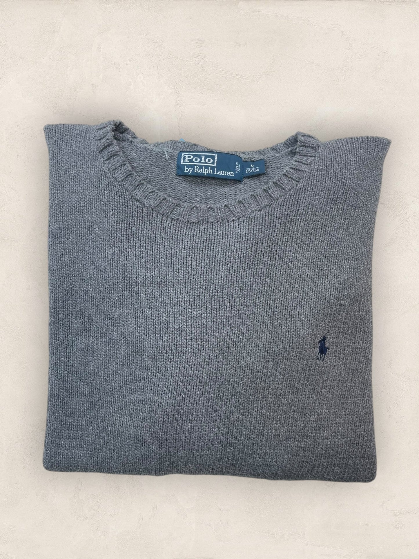 Pull Homme Col Rond Ralph Lauren Gris M Ref:4058 - Gris - M - amifrip