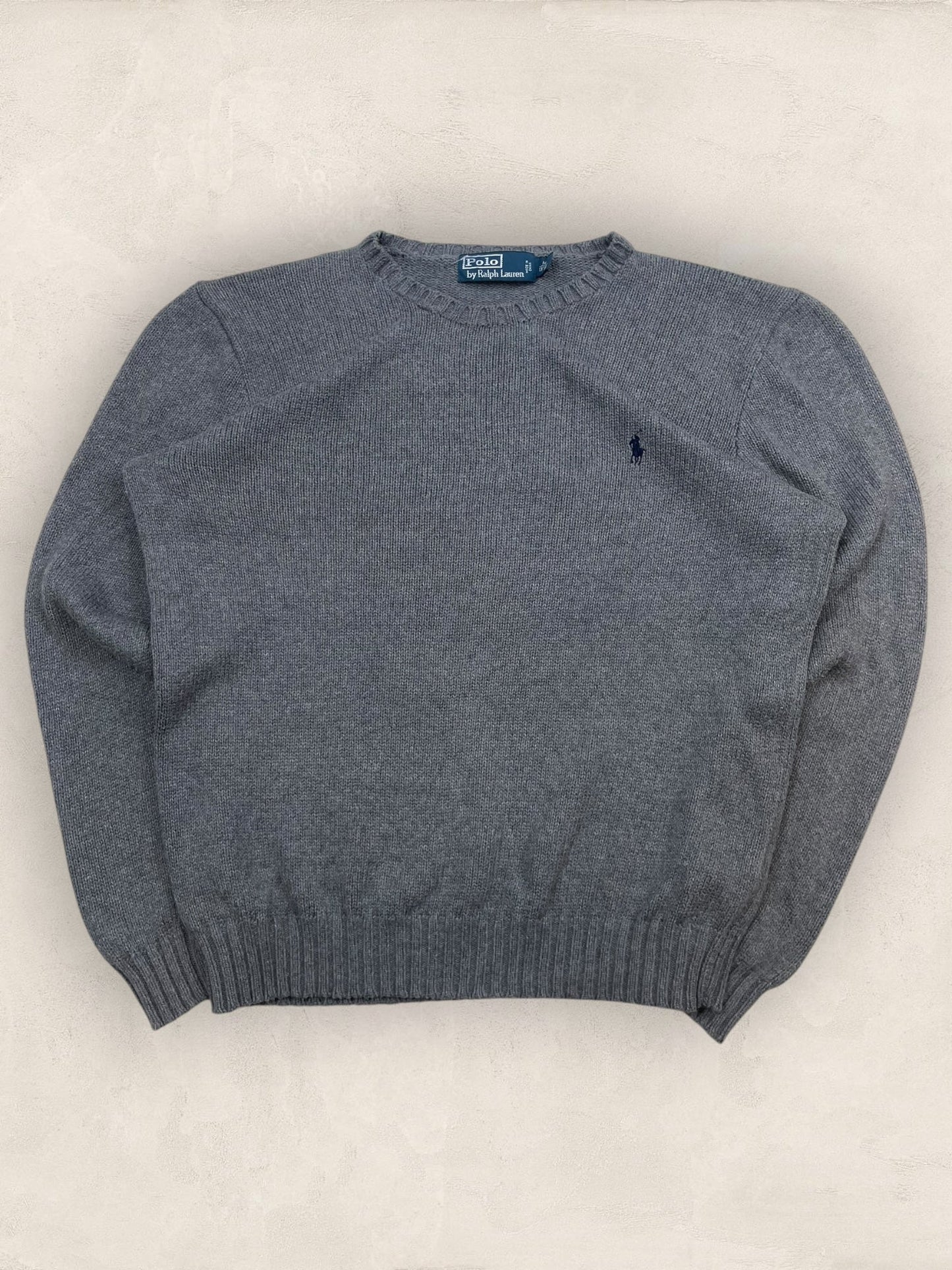 Pull Homme Col Rond Ralph Lauren Gris M Ref:4058 - Gris - M - amifrip