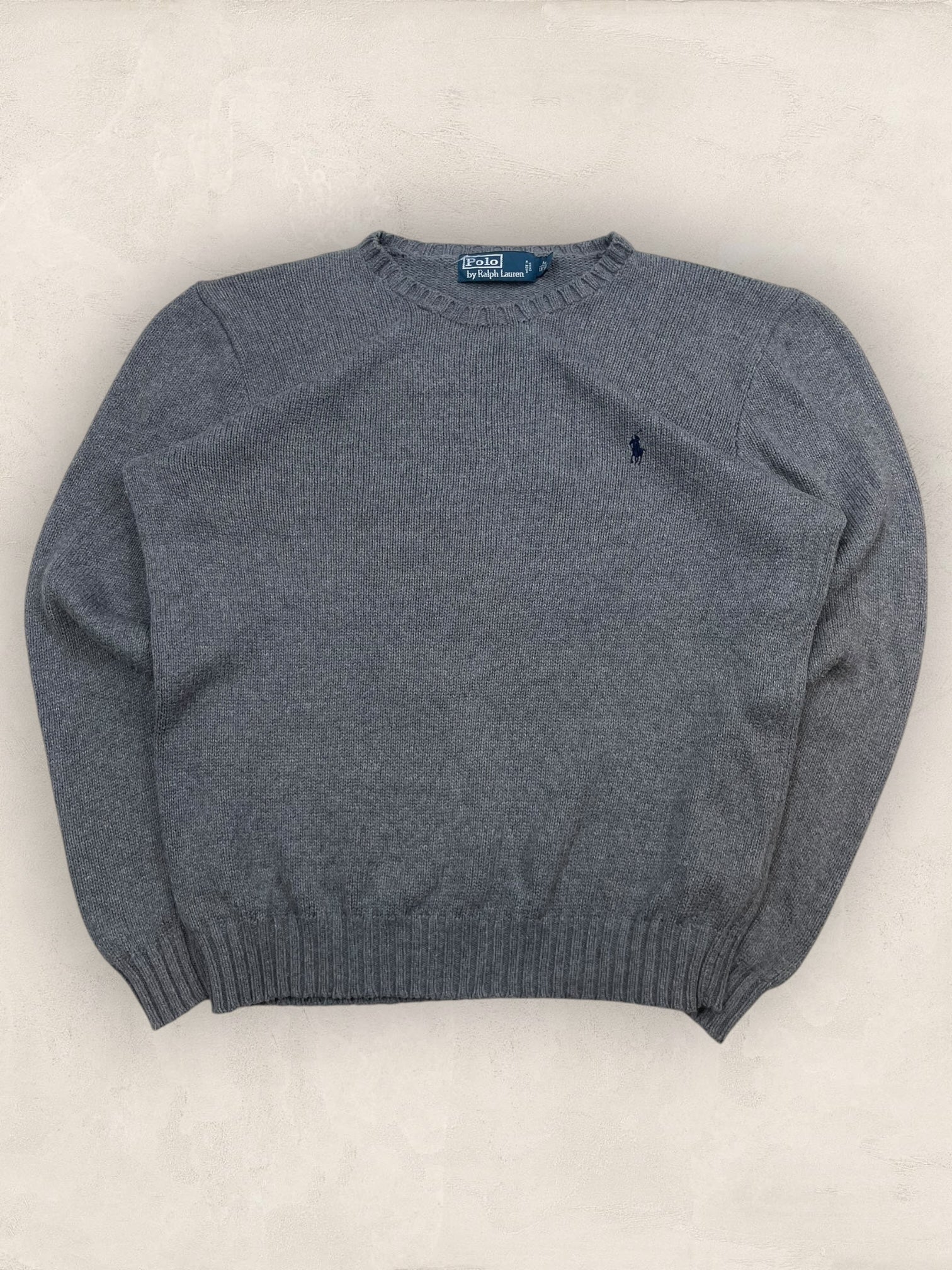 Pull Homme Col Rond Ralph Lauren Gris M Ref:4058 - Gris - M - amifrip