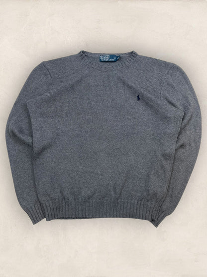 Pull Homme Col Rond Ralph Lauren Gris M Ref:4058 - Gris - M - amifrip