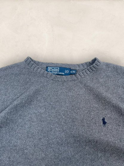 Pull Homme Col Rond Ralph Lauren Gris XL Ref:4043 - Gris - XL - amifrip