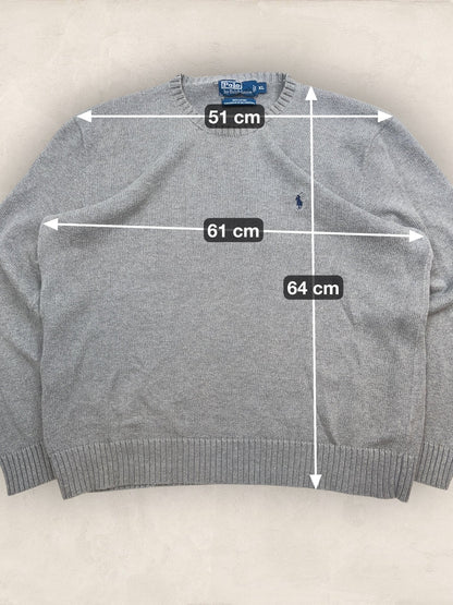 Pull Homme Col Rond Ralph Lauren Gris XL Ref:4055 - Gris - XL - amifrip