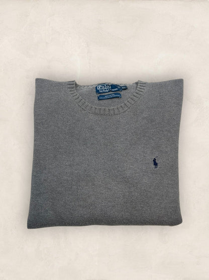 Pull Homme Col Rond Ralph Lauren Gris XL Ref:4055 - Gris - XL - amifrip