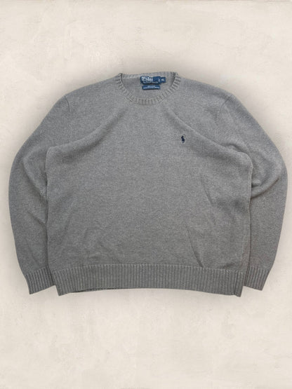 Pull Homme Col Rond Ralph Lauren Gris XL Ref:4055 - Gris - XL - amifrip