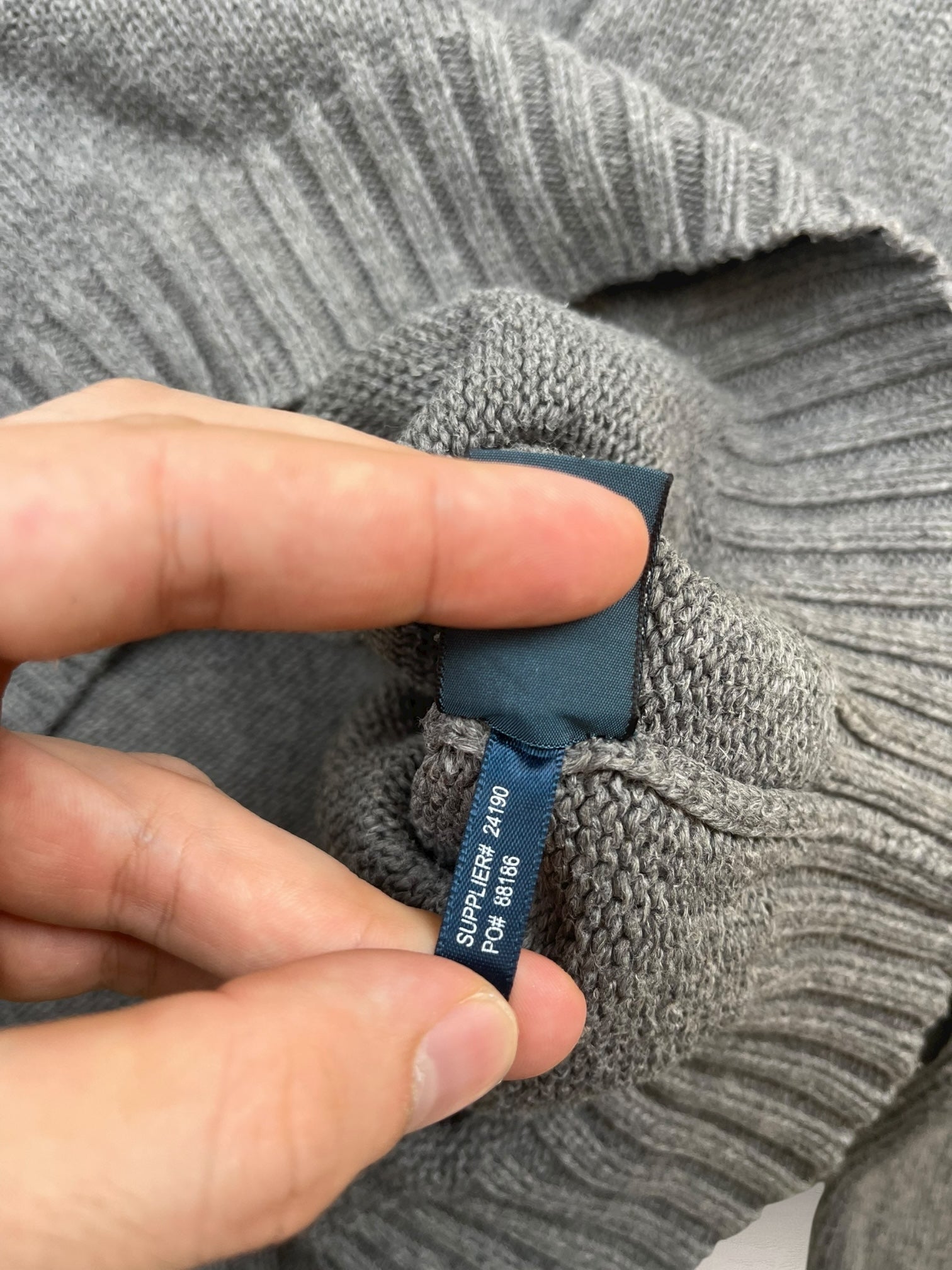 Pull Homme Col Rond Ralph Lauren Gris XL Ref:4057 - Gris - XL - amifrip