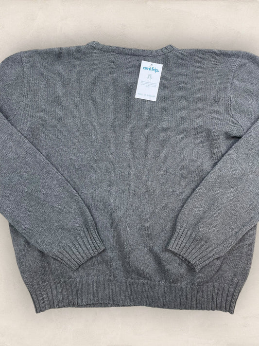 Pull Homme Col Rond Ralph Lauren Gris XL Ref:4057 - Gris - XL - amifrip