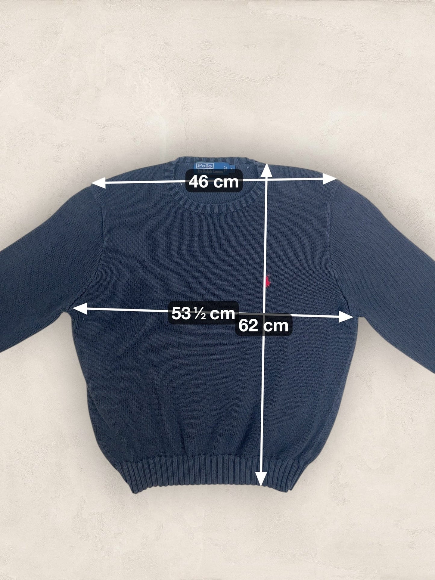 Pull Homme Col Rond Ralph Lauren Noir L coton Ref:4034 - Noir - L - amifrip