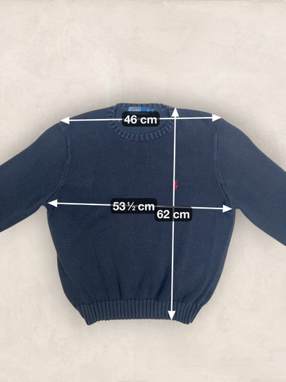 Pull Homme Col Rond Ralph Lauren Noir L coton Ref:4034 - Noir - L - amifrip