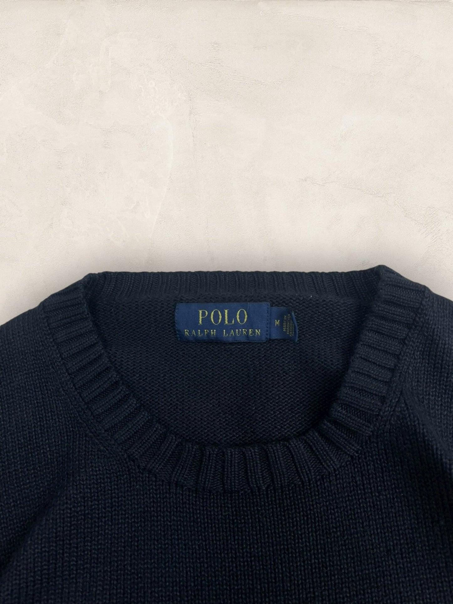 Pull Homme Col Rond Ralph Lauren Noir M Ref:4041 - Noir - M - amifrip