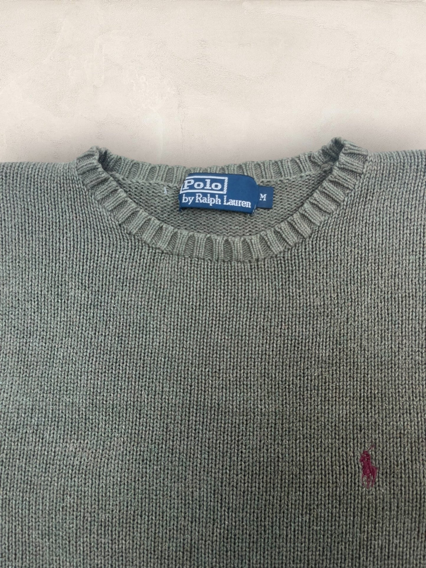 Pull Homme Col Rond Ralph Lauren Vert M Ref:4059 - Vert - M - amifrip