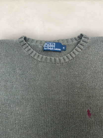 Pull Homme Col Rond Ralph Lauren Vert M Ref:4059 - Vert - M - amifrip