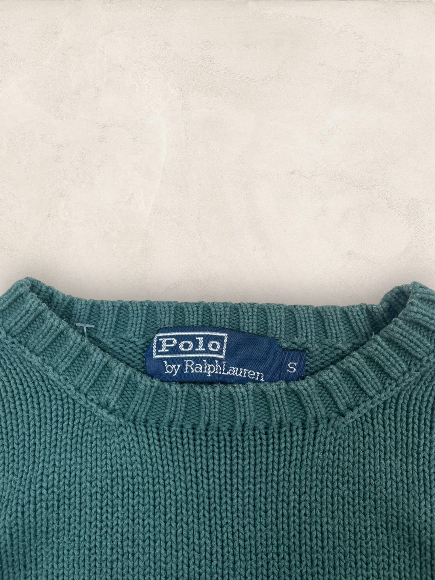 Pull Homme Col Rond Ralph Lauren Vert S Coton Ref:4042 - Vert - S - amifrip