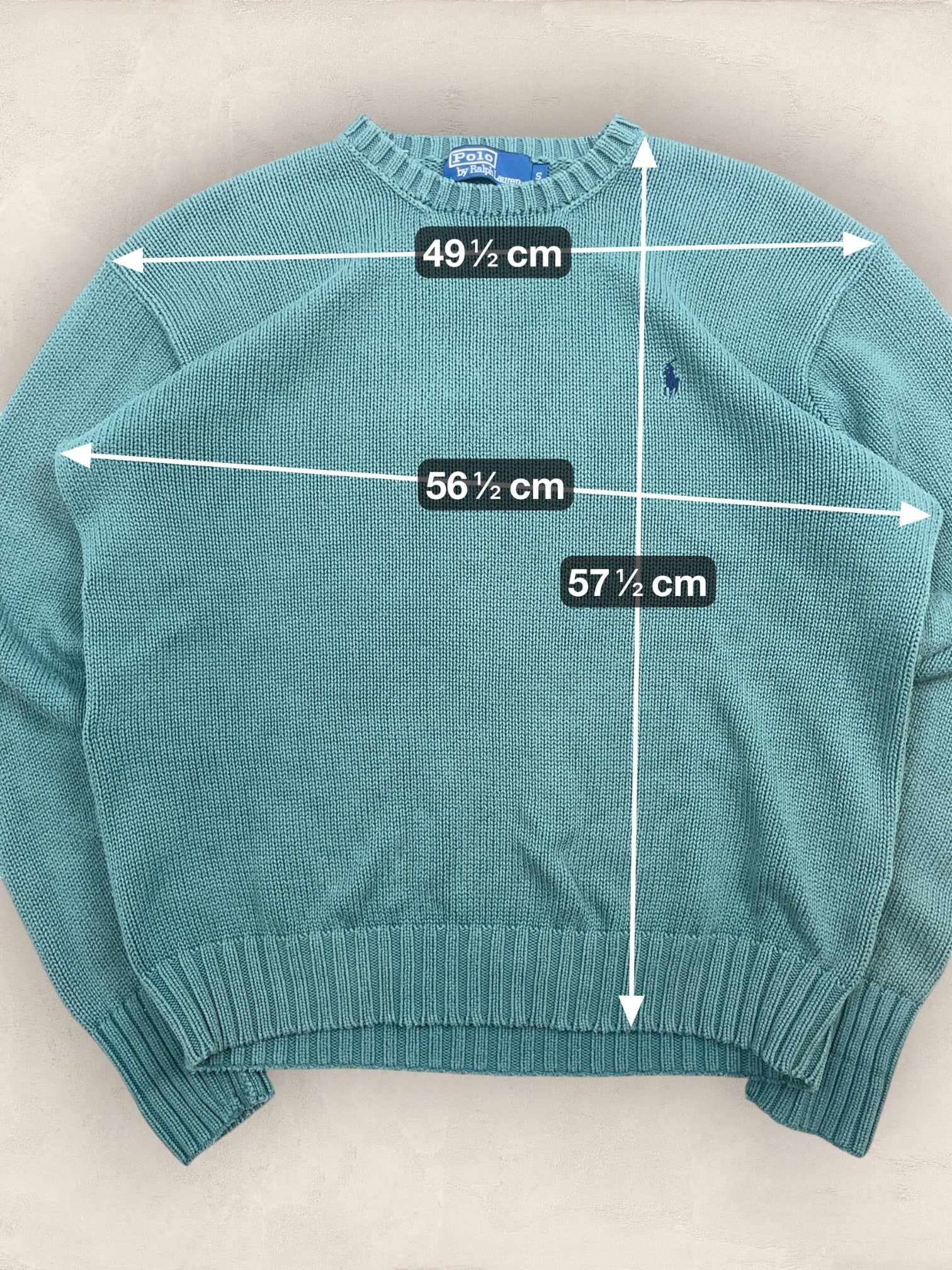 Pull Homme Col Rond Ralph Lauren Vert S Coton Ref:4042 - Vert - S - amifrip