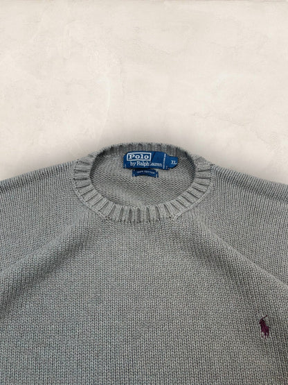 Pull Homme Col Rond Ralph Lauren Vert XL Ref:4051 - Vert - XL - amifrip