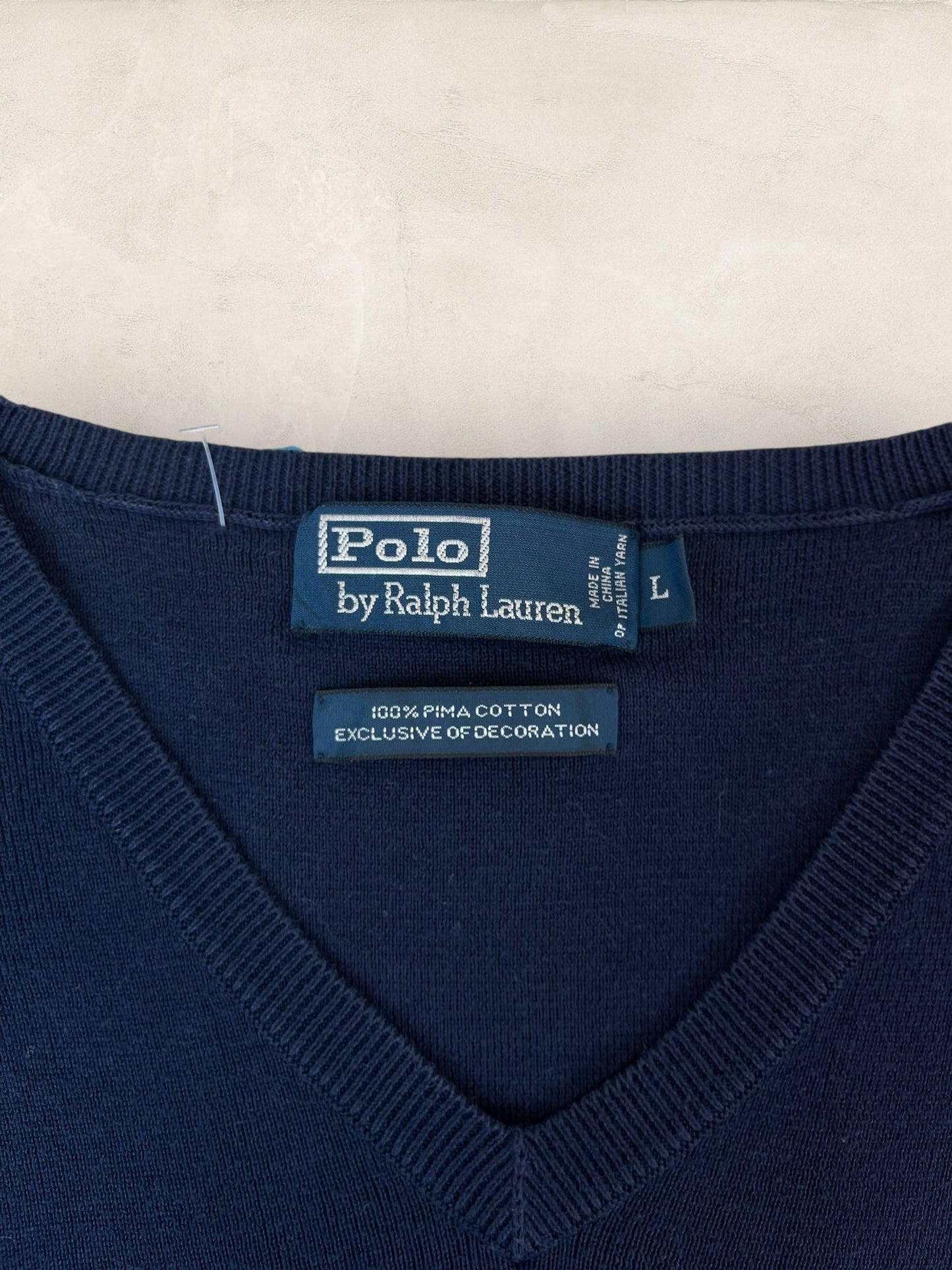 Pull Homme sans manches Ralph Lauren Bleu Marine L Ref:4029 - Bleu Marine - L - amifrip