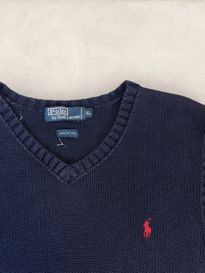 Pull Homme sans manches Ralph Lauren Bleu Marine XL Ref:4028 - Bleu Marine - XL - amifrip