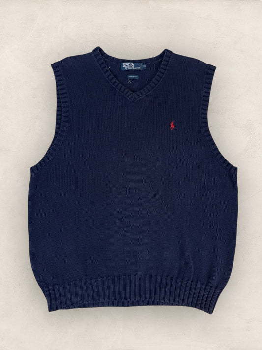 Pull Homme sans manches Ralph Lauren Bleu Marine XL Ref:4028 - Bleu Marine - XL - amifrip