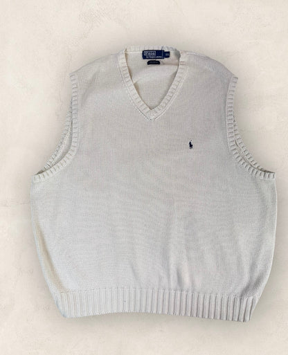 Pull Homme sans manches Ralph Lauren Creme XXL Ref:4026 - Creme - XXL - amifrip