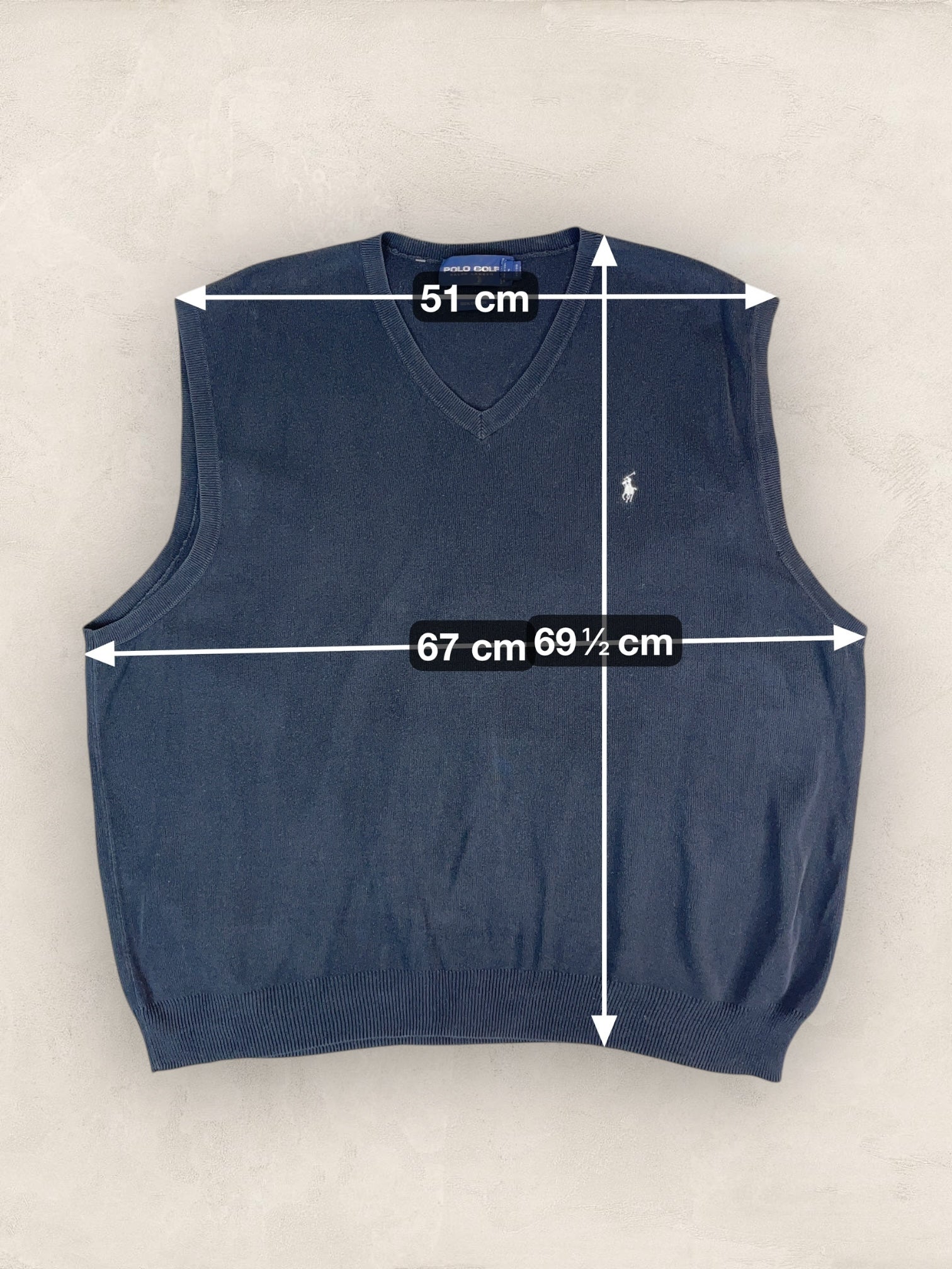 Pull Homme sans manches Ralph Lauren Noir XL Ref:4025 - Noir - XL - amifrip