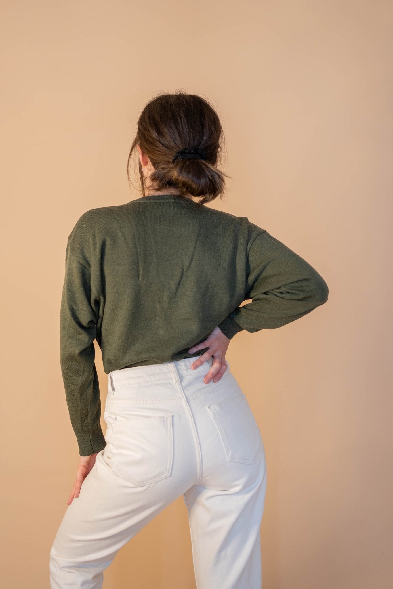 Pull Lacoste Vintage Femme 405 - KAKI - S - amifrip - Friperie en ligne et vêtements vintage