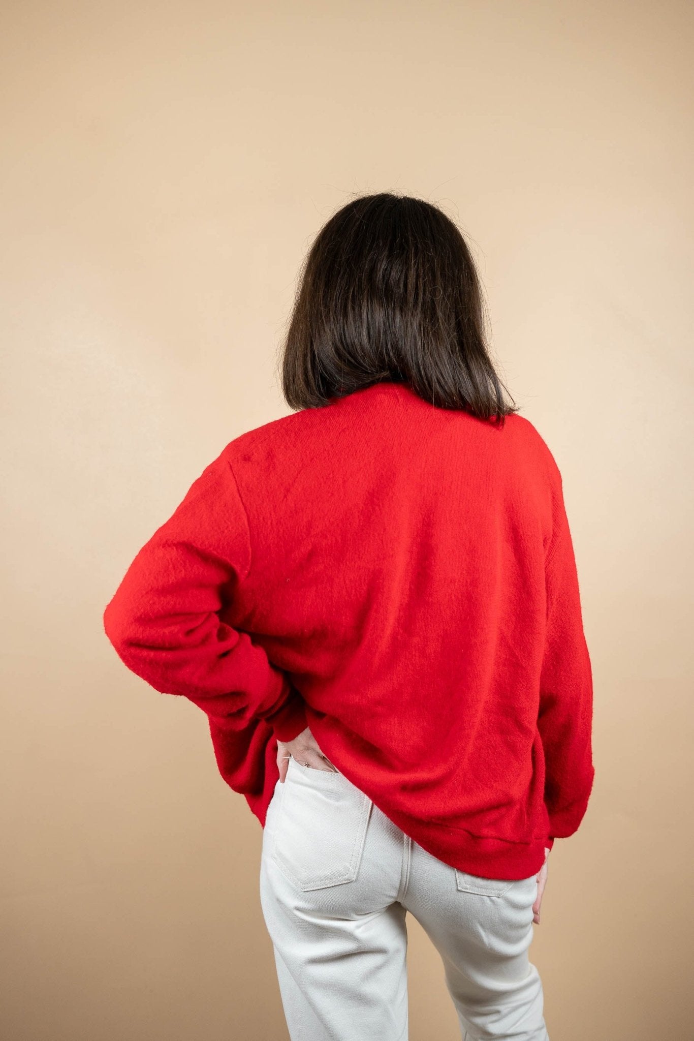 Pull Lacoste Vintage ref: 1679 - ROUGE - M - amifrip - Friperie en ligne et vêtements vintage