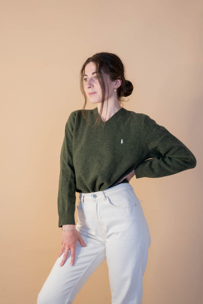 Pull Ralph Lauren Femme 452 - VERT - S - amifrip - Friperie en ligne et vêtements vintage