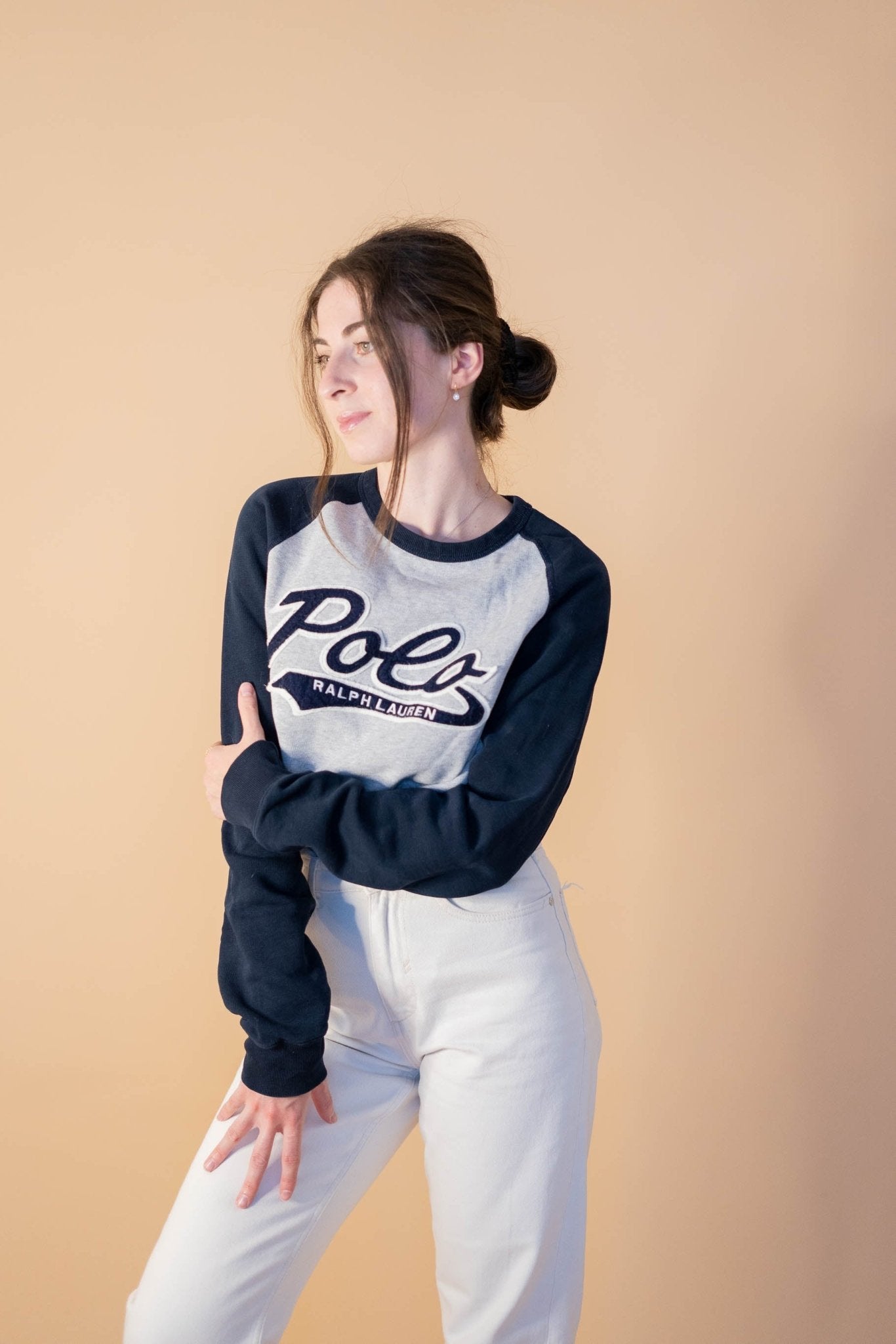 Pull Ralph Lauren Femme 482 - GRIS - M - amifrip - Friperie en ligne et vêtements vintage
