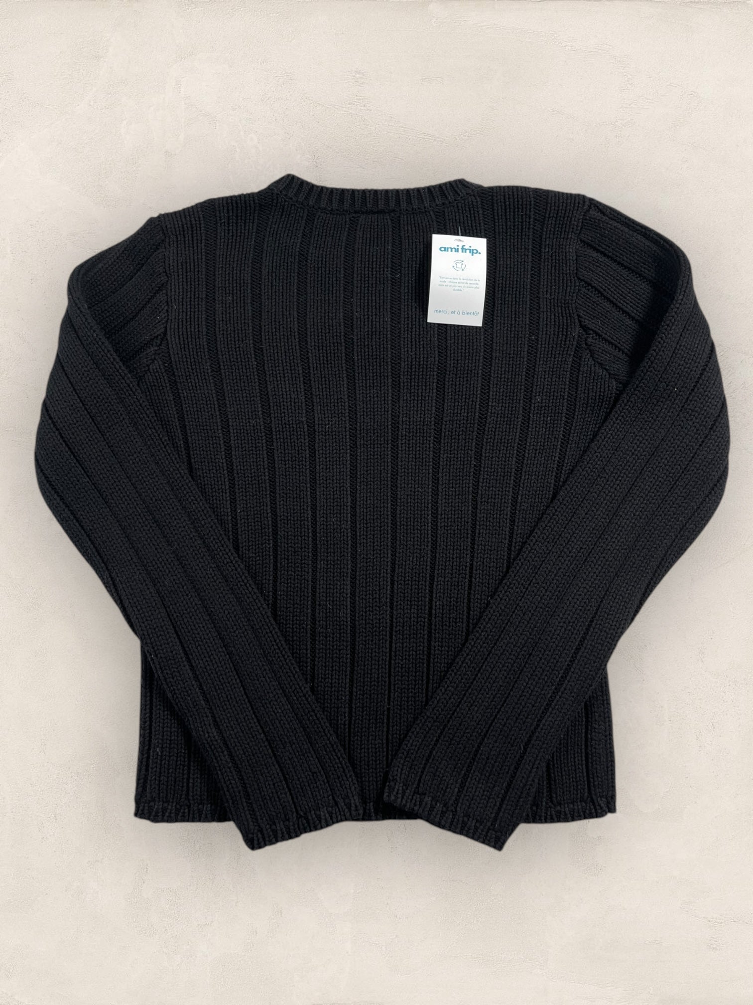 pull - ralph - lauren - flag - ref: - 2590 - NOIR - XL - amifrip - Friperie en ligne et vêtements vintage